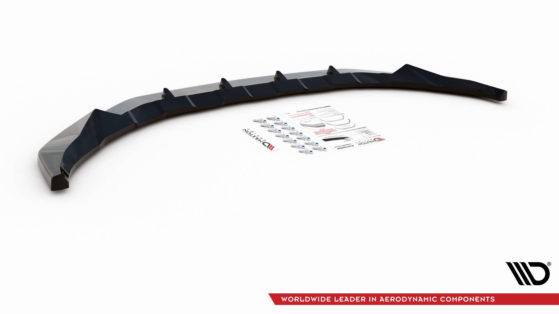Prelungire splitter bara fata Volkswagen T-Roc Mk1 2017- v2 - Maxton Design