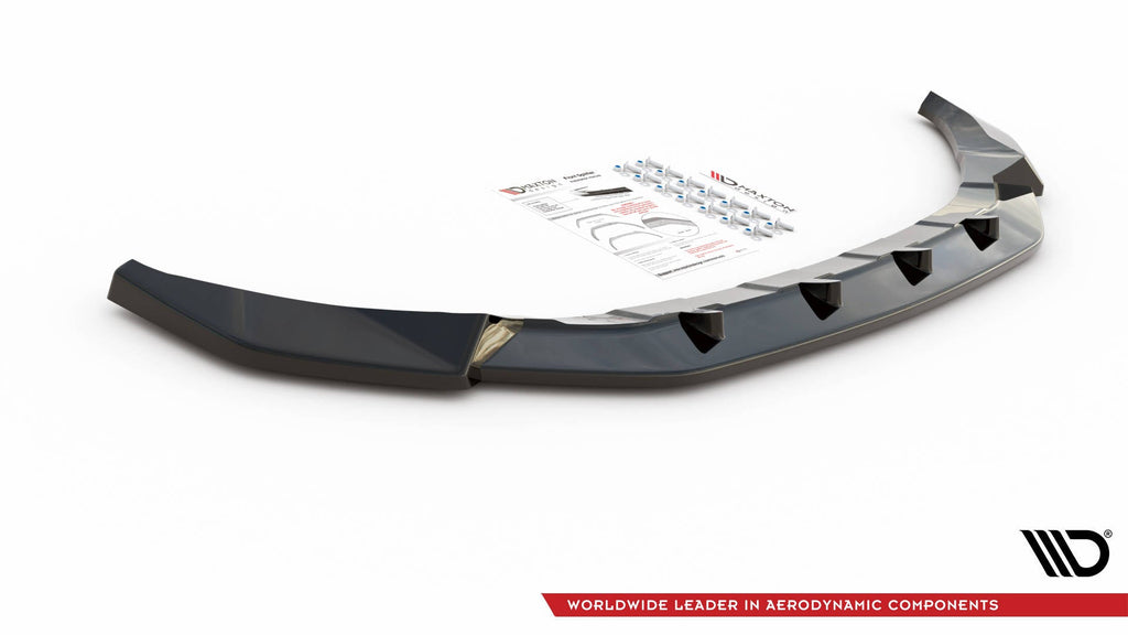 Prelungire splitter bara fata Volkswagen T-Roc Mk1 2017- v2 - Maxton Design