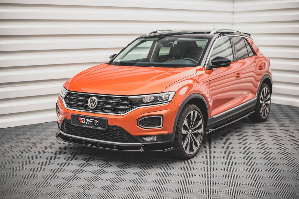 Prelungire splitter bara fata Volkswagen T-Roc Mk1 2017- v2 - Maxton Design