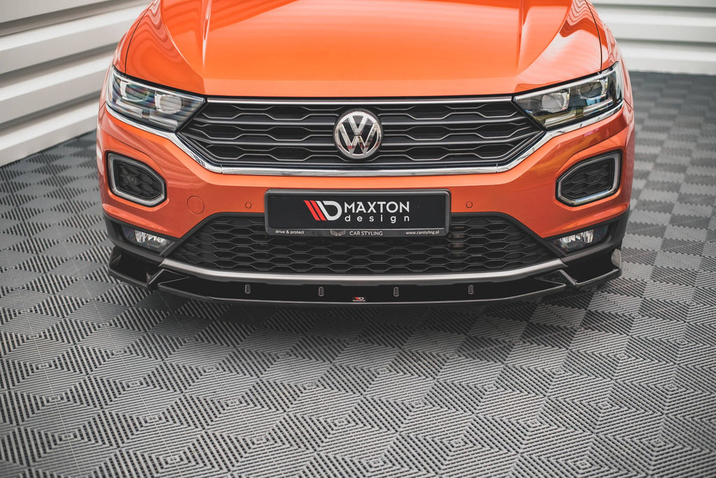 Prelungire splitter bara fata Volkswagen T-Roc Mk1 2017- v2 - Maxton Design
