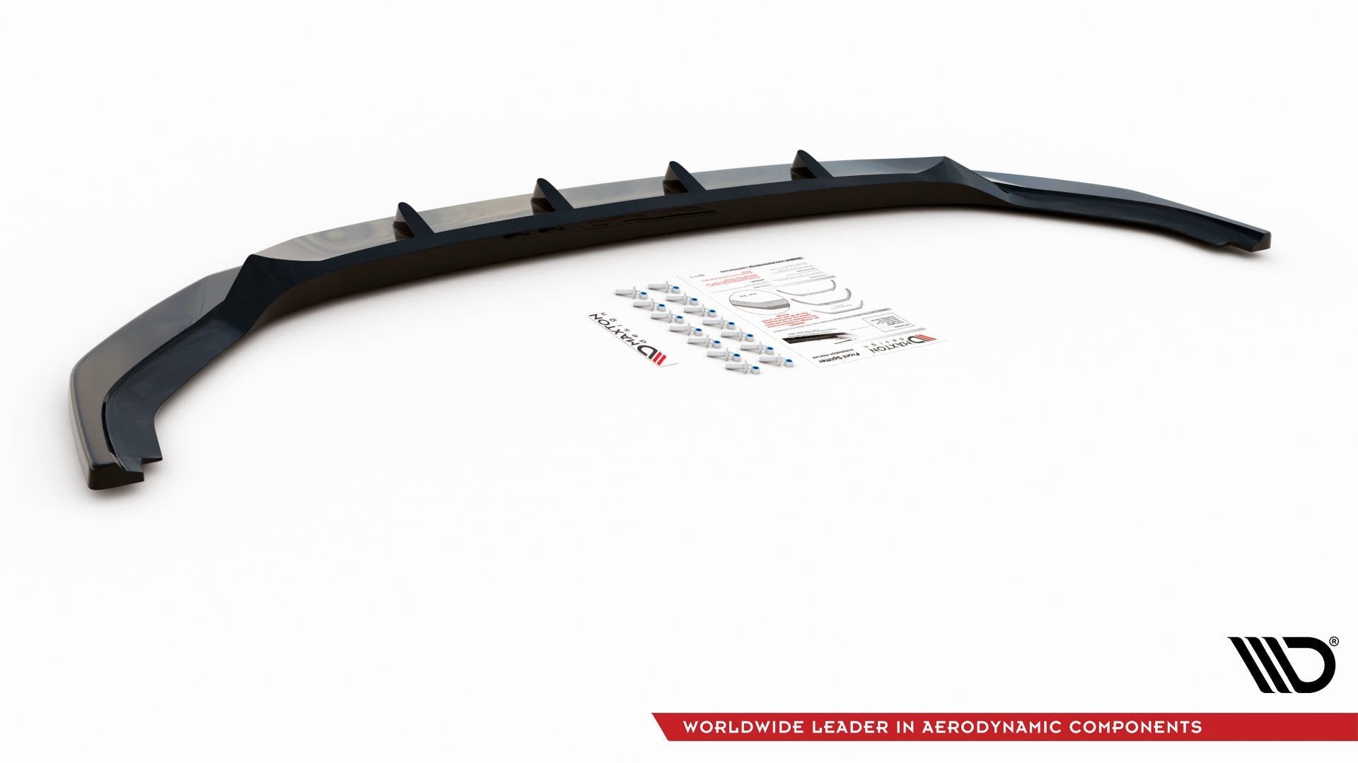 Prelungire splitter bara fata Volkswagen T6 Facelift 2019- v4 - Maxton Design