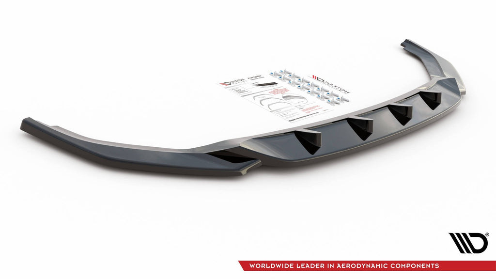 Prelungire splitter bara fata Volkswagen T6 Facelift 2019- v4 - Maxton Design