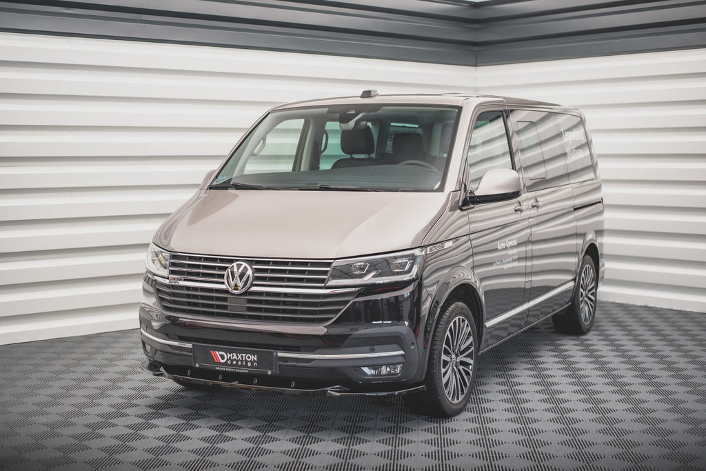 Prelungire splitter bara fata Volkswagen T6 Facelift 2019- v4 - Maxton Design