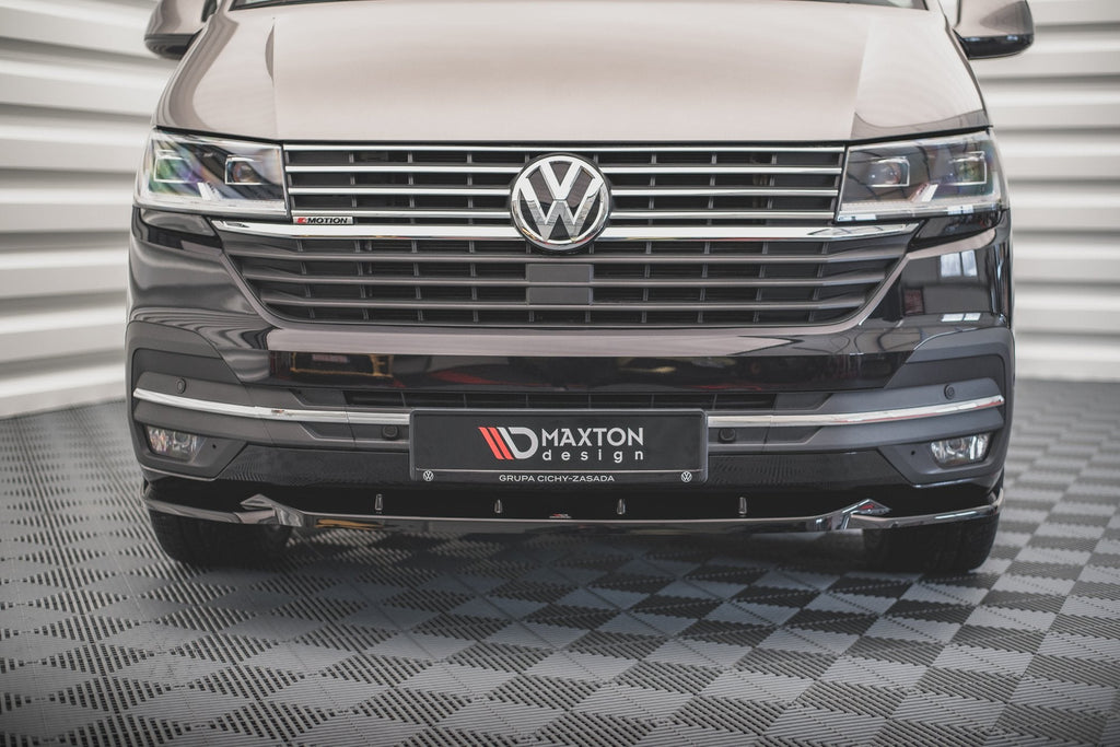 Prelungire splitter bara fata Volkswagen T6 Facelift 2019- v4 - Maxton Design