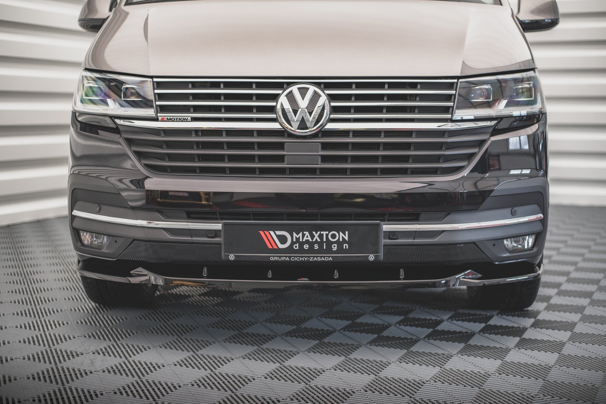 Prelungire splitter bara fata Volkswagen T6 Facelift 2019- v4 - Maxton Design