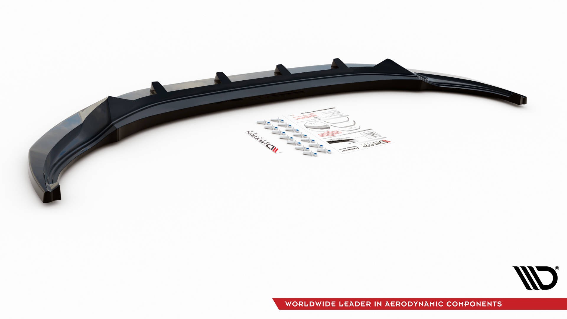 Prelungire splitter bara fata Volkswagen Tiguan R R-Line Mk2 Facelift 2020- v3 - Maxton Design