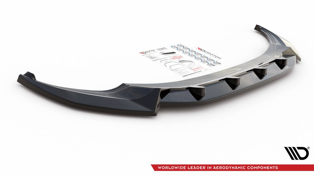 Prelungire splitter bara fata Volkswagen Tiguan R R-Line Mk2 Facelift 2020- v3 - Maxton Design
