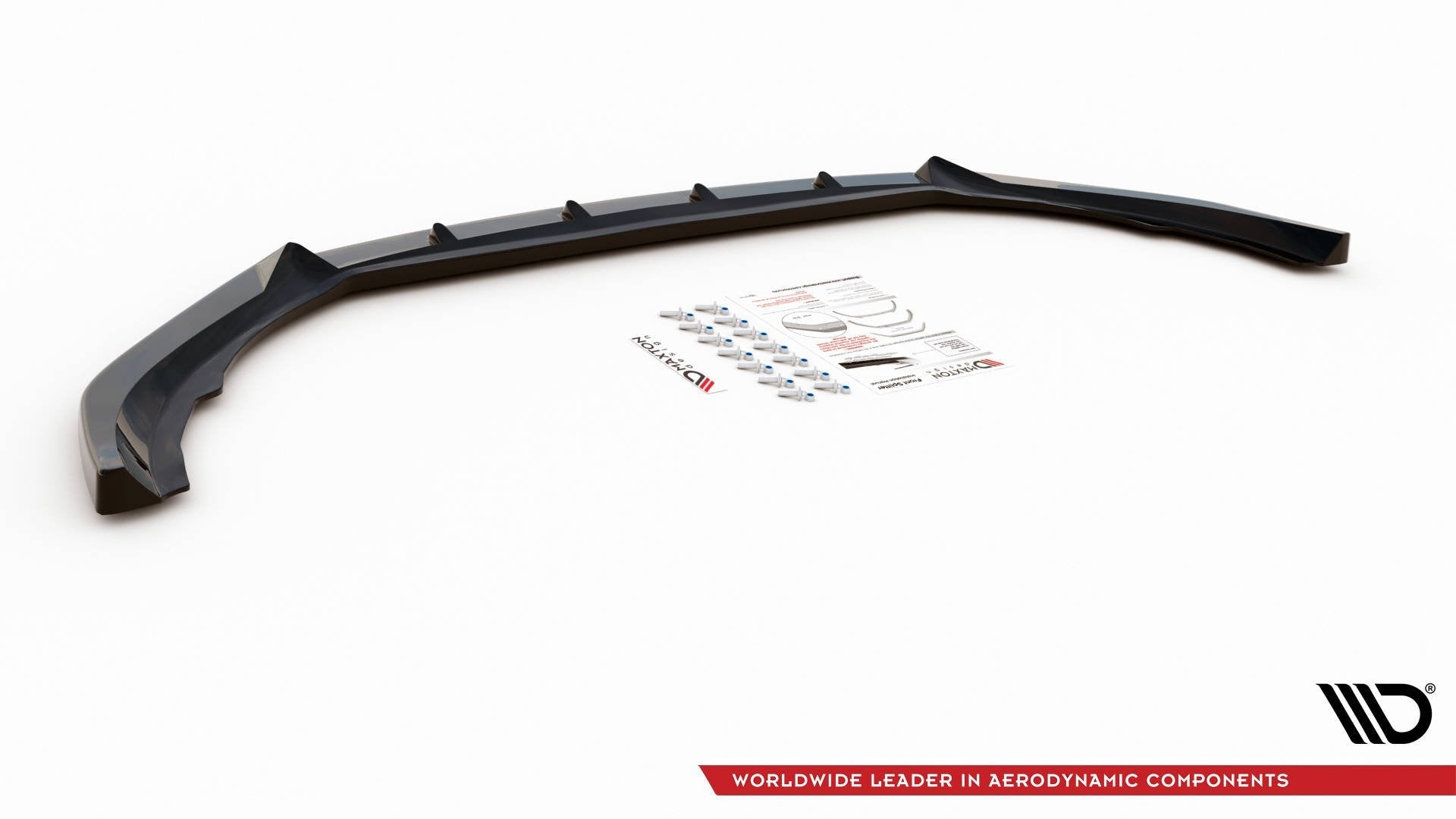 Prelungire splitter bara fata Volvo V90 Mk2 2016- v2 - Maxton Design