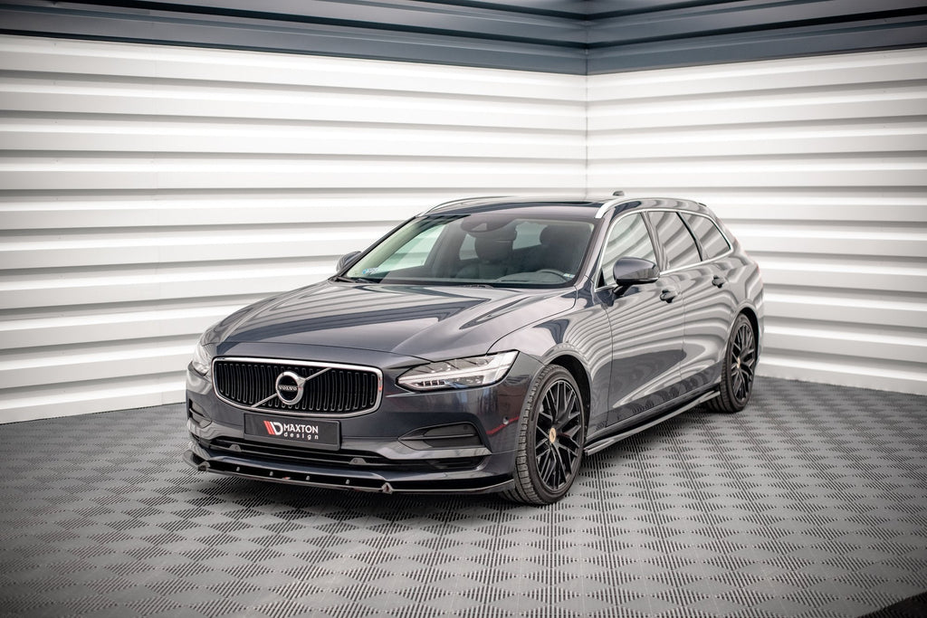 Prelungire splitter bara fata Volvo V90 Mk2 2016- v2 - Maxton Design