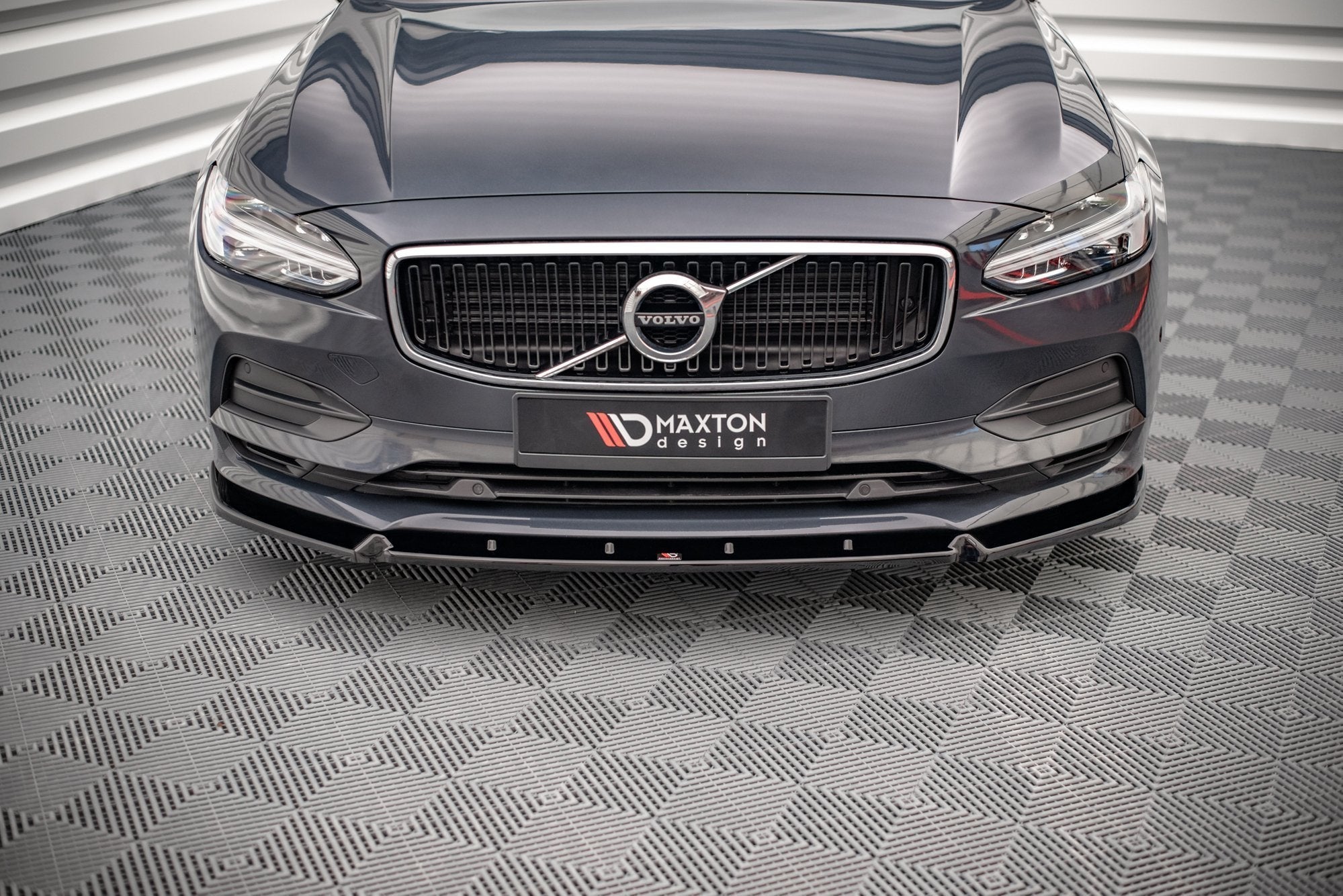 Prelungire splitter bara fata Volvo V90 Mk2 2016- v2 - Maxton Design