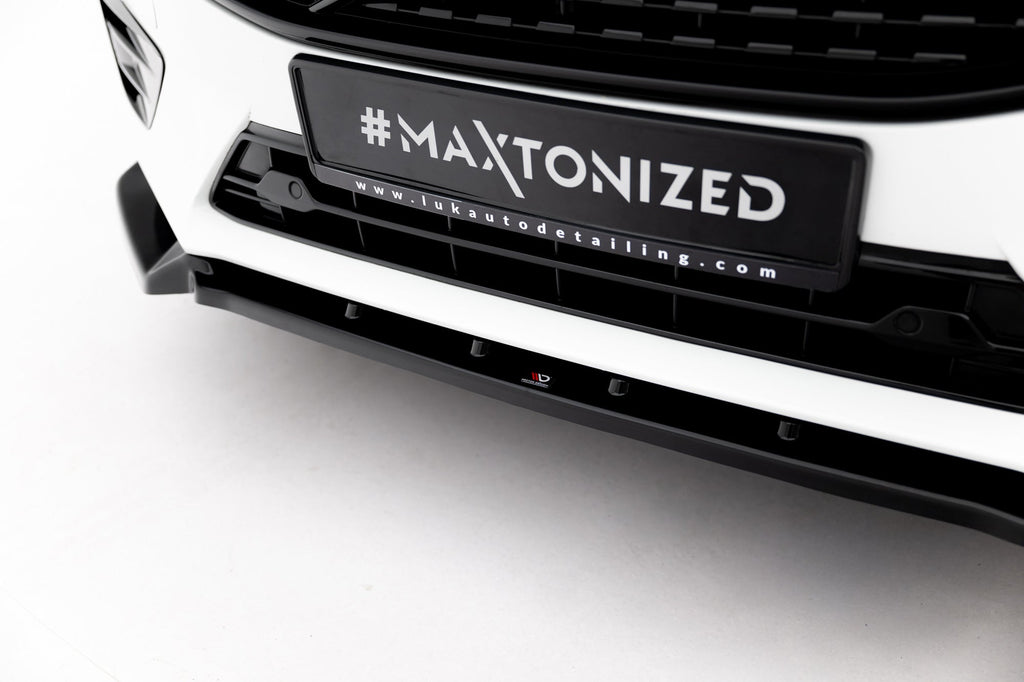 Prelungire splitter bara fata Volvo XC60 Mk2 R-Design 2017- v2 - Maxton Design