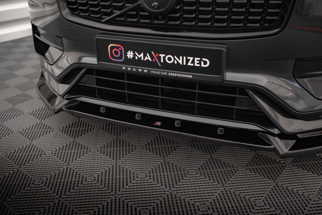 Prelungire splitter bara fata Volvo XC90 R-Design Mk2 Facelift 2019- v2 - Maxton Design