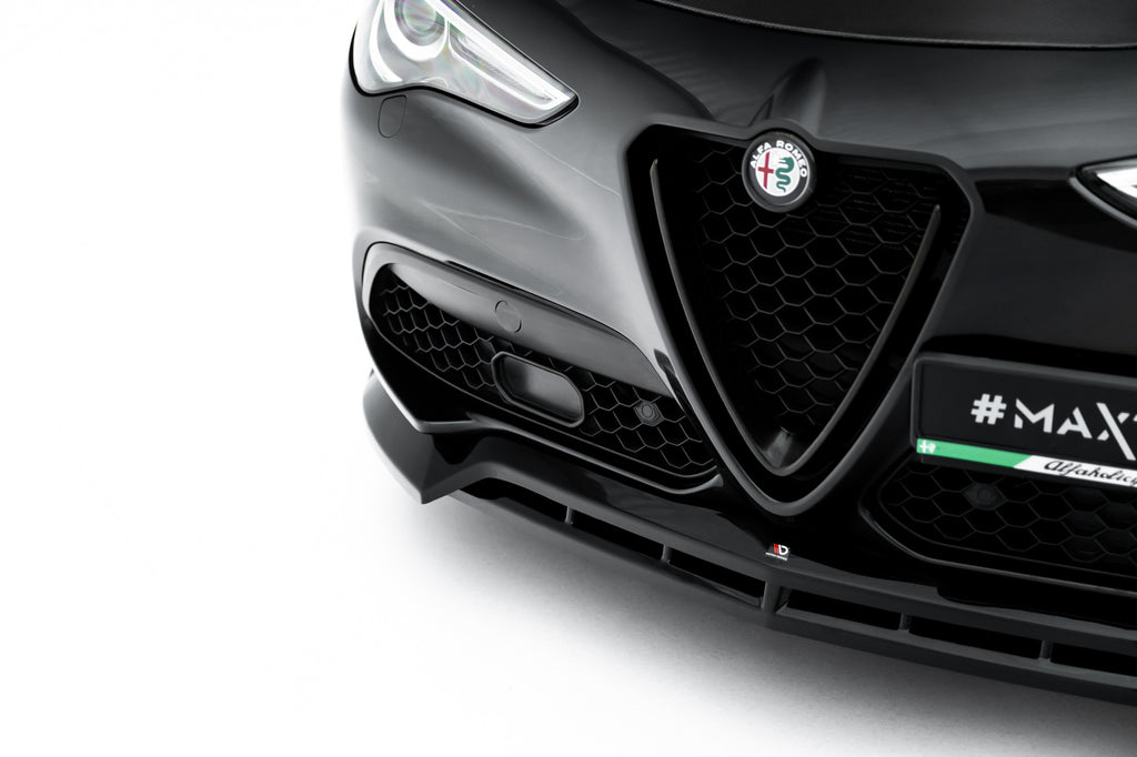 Prelungire splitter bara fata Alfa Romeo Stelvio Mk1 2016-2020 v4 - Maxton Design