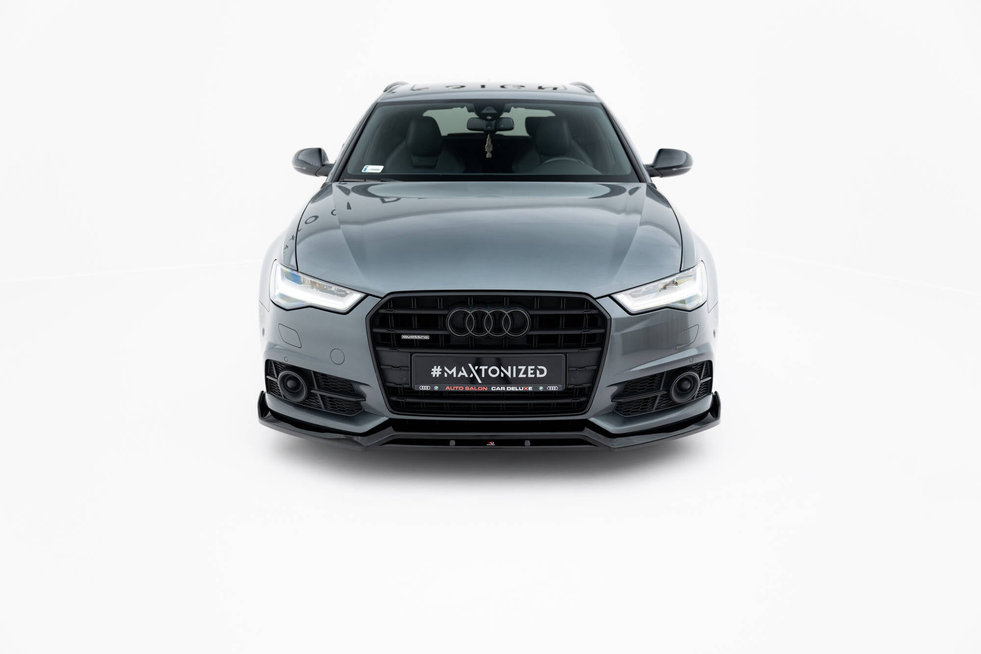 Prelungire splitter bara fata Audi A6 C7 S-line/ S6 C7 Facelift 2014-2017 v18 - Maxton Design