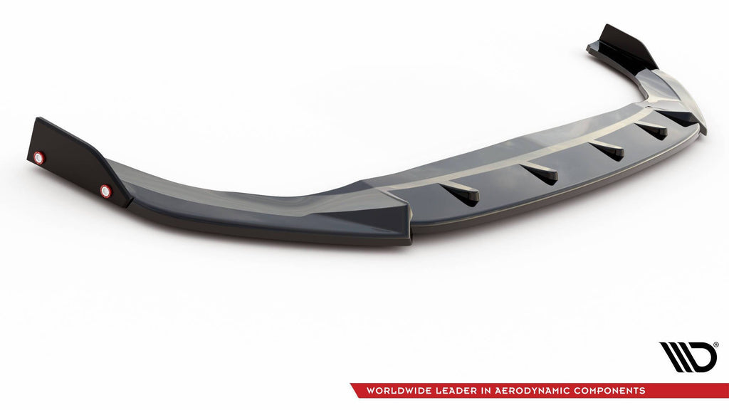 Prelungire splitter bara fata si flapsuri Volkswagen Golf 8 GTI 2020- v5 - Maxton Design