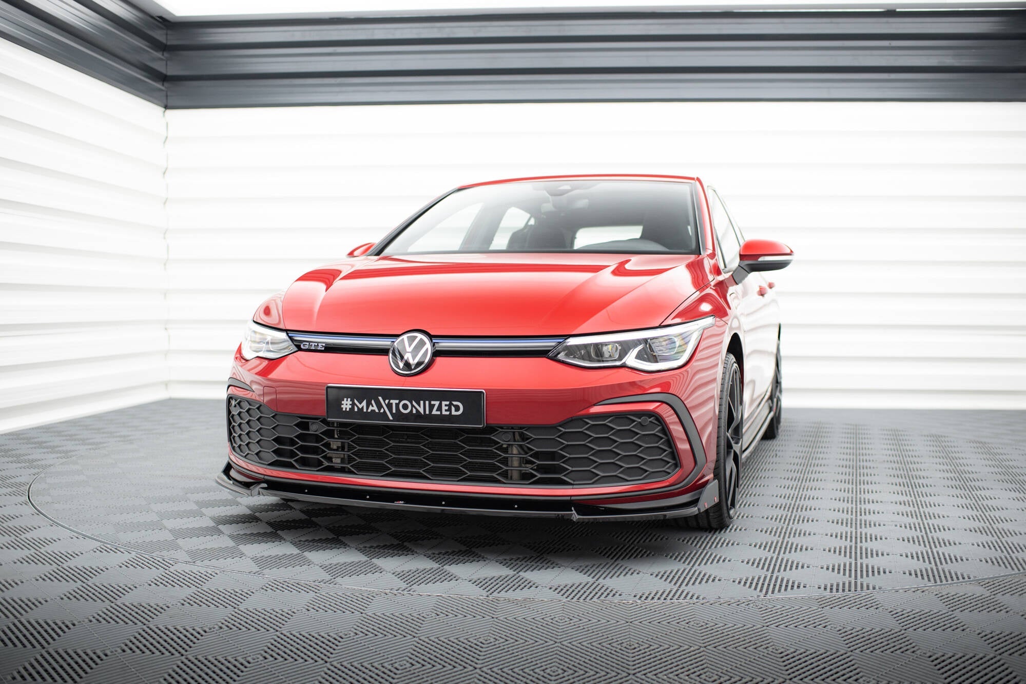 Prelungire splitter bara fata si flapsuri Volkswagen Golf 8 GTI 2020- v5 - Maxton Design