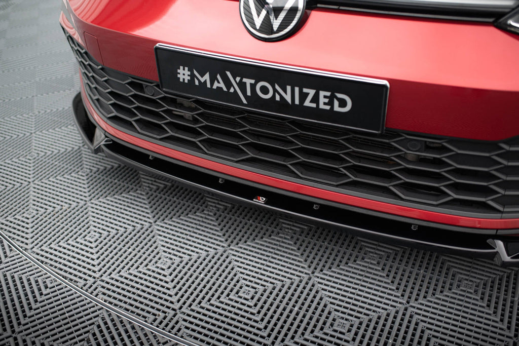 Prelungire splitter bara fata si flapsuri Volkswagen Golf 8 GTI 2020- v5 - Maxton Design