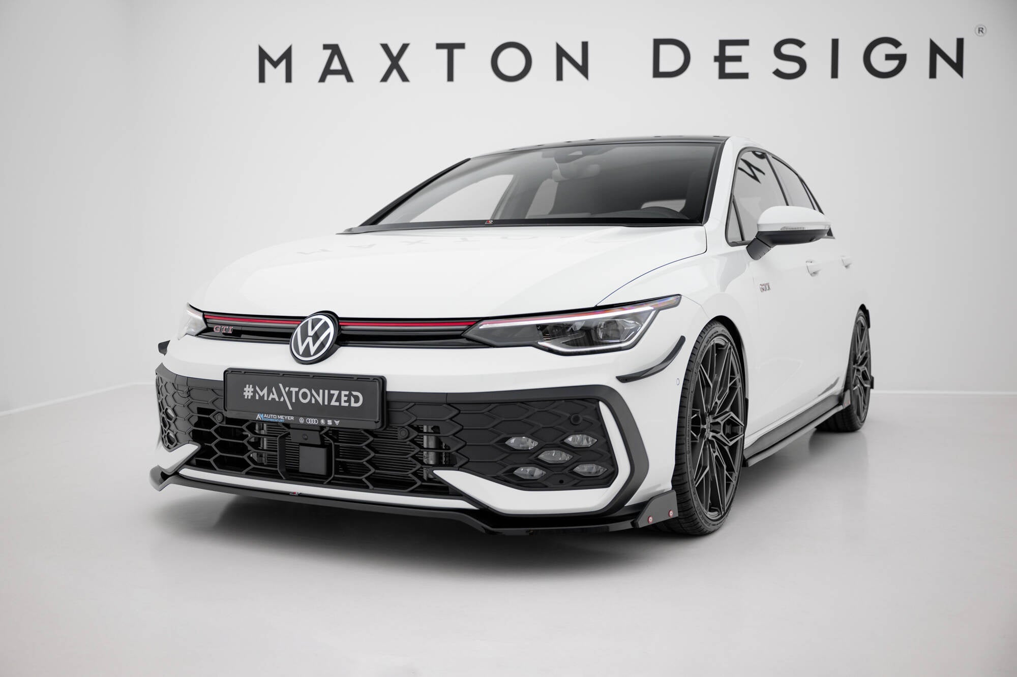 Prelungire splitter bara fata Volkswagen Golf GTI / GTE / R-Line Mk8 Facelift 2024- v36 - Maxton Design