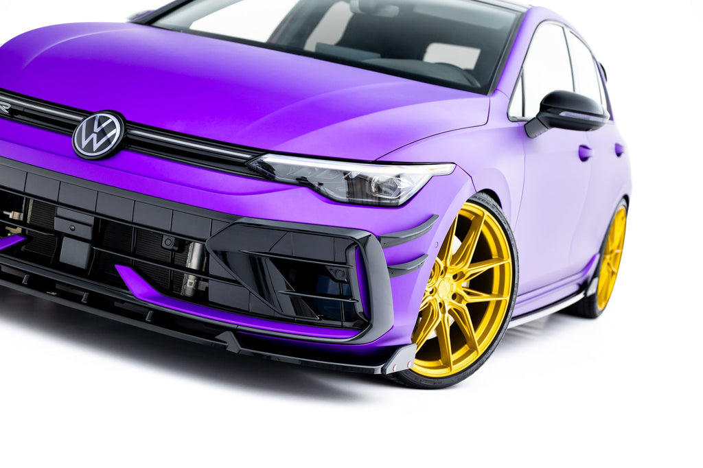 Prelungire splitter bara fata Volkswagen Golf R Mk8 Hatchback Variant Facelift 2024- v48 - Maxton Design