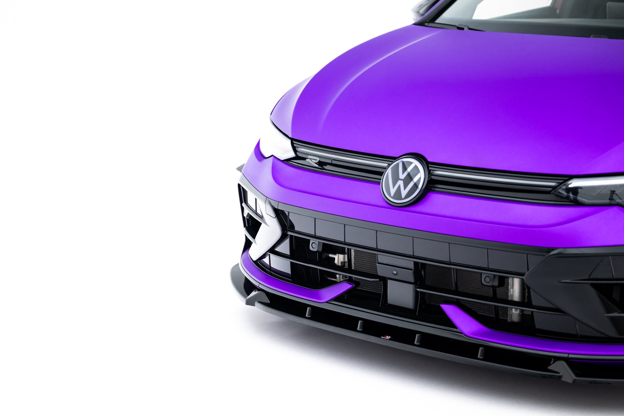 Prelungire splitter bara fata Volkswagen Golf R Mk8 Hatchback Variant Facelift 2024- v48 - Maxton Design