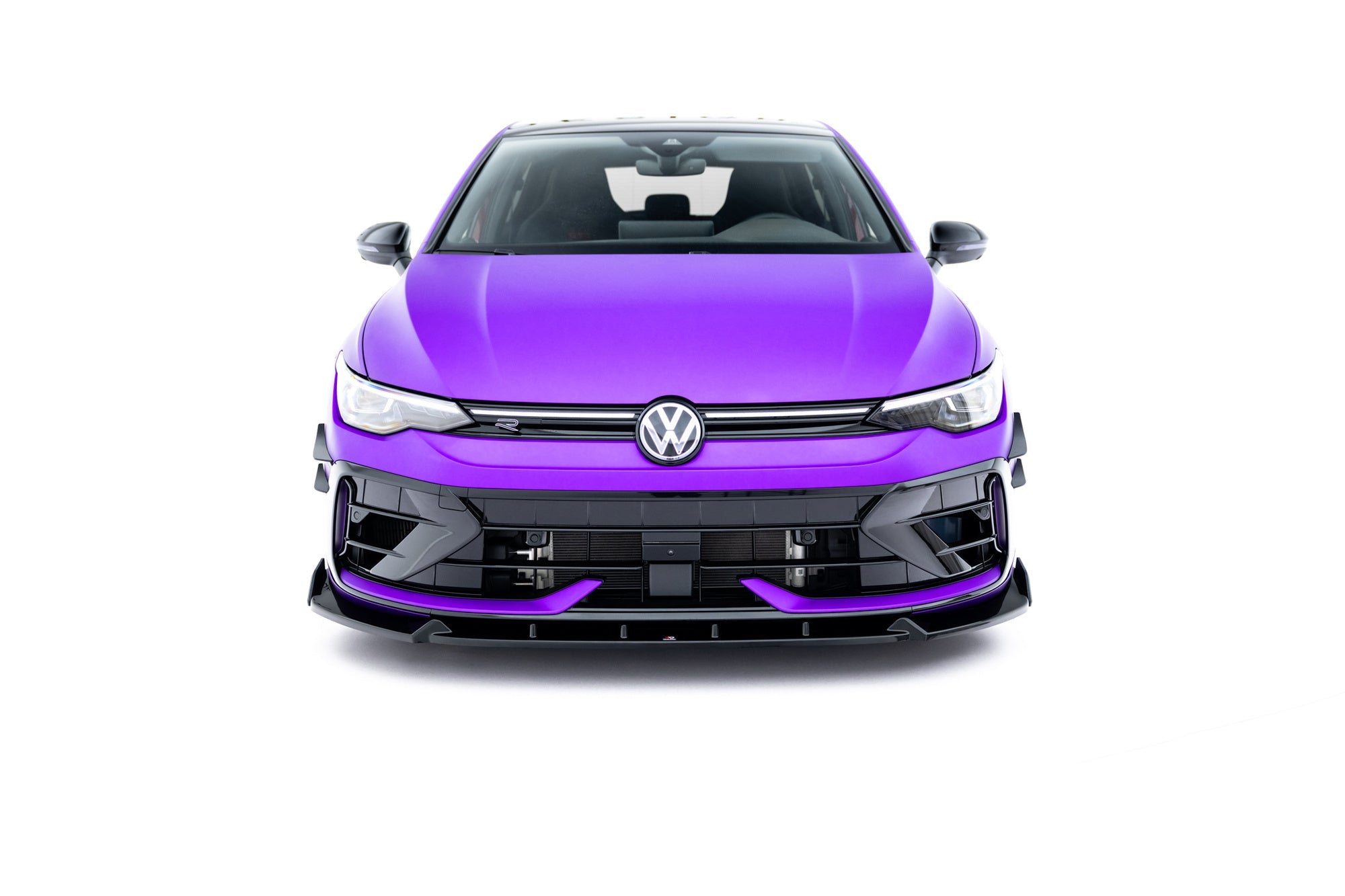 Prelungire splitter bara fata Volkswagen Golf R Mk8 Hatchback Variant Facelift 2024- v48 - Maxton Design