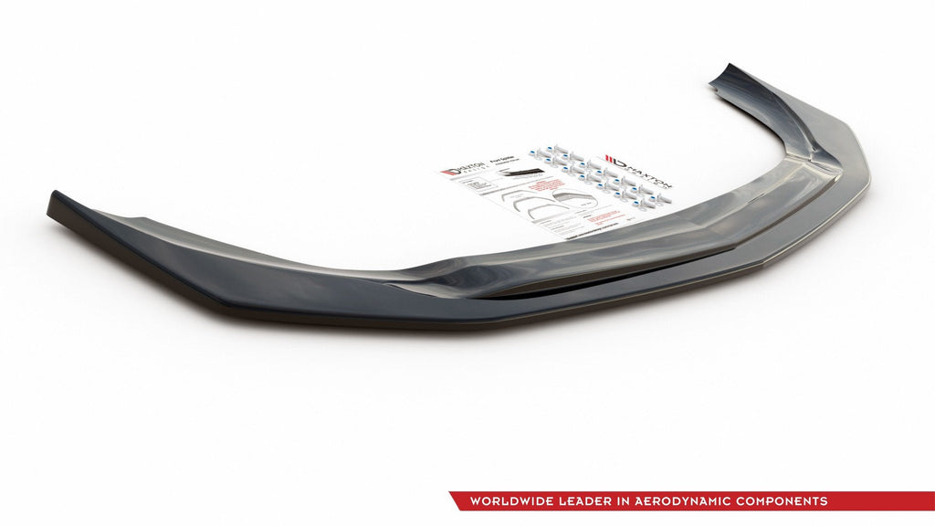 Prelungire splitter bara fata Mercedes A Class W177 A35 AMG 2018- v3 - Maxton Design