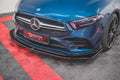 Prelungire splitter bara fata Mercedes A Class W177 A35 AMG 2018- v3 - Maxton Design