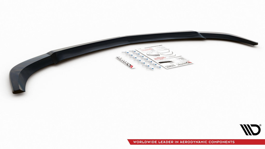 Prelungire splitter bara fata Mercedes C Class W204 Amg-Line Facelift 2011-2014 v7 - Maxton Design