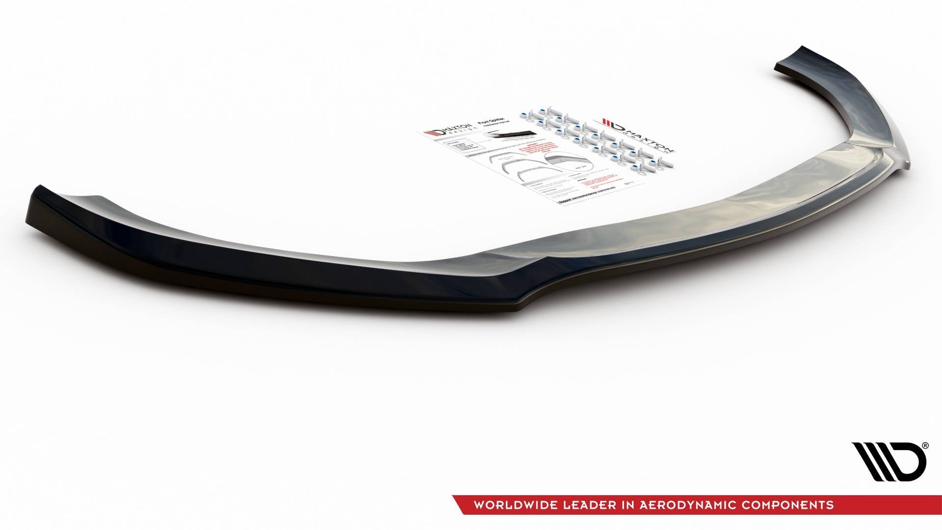 Prelungire splitter bara fata Mercedes CLS C257 AMG-Line 2018- v3 - Maxton Design