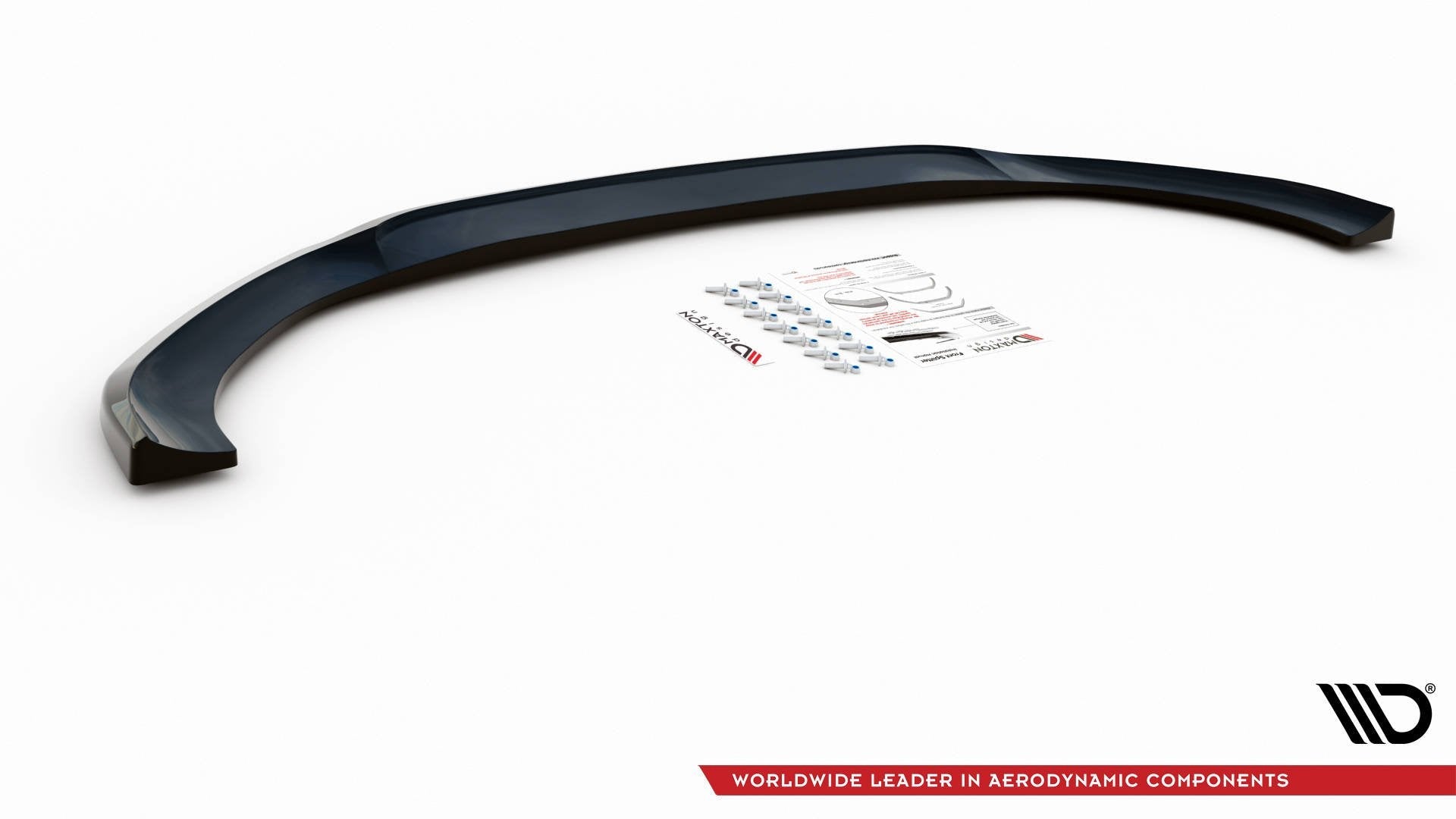 Prelungire splitter bara fata Mercedes CLS C257 AMG-Line 2018- v3 - Maxton Design