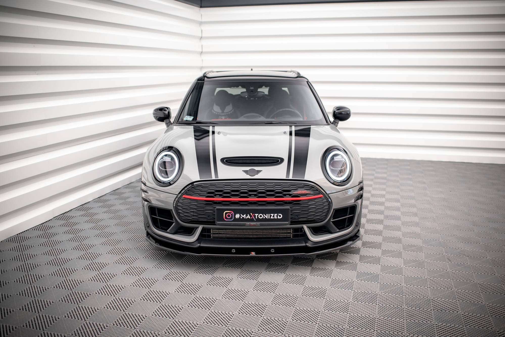 Prelungire splitter bara fata Mini Cooper Clubman John Cooper Works F54 2015-2019 v2 - Maxton Design