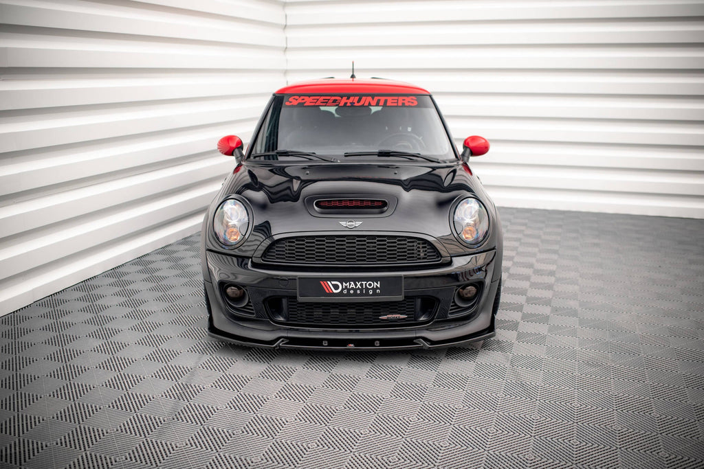 Prelungire splitter bara fata Mini Cooper John Cooper Works R56 2006-2010 v6 - Maxton Design