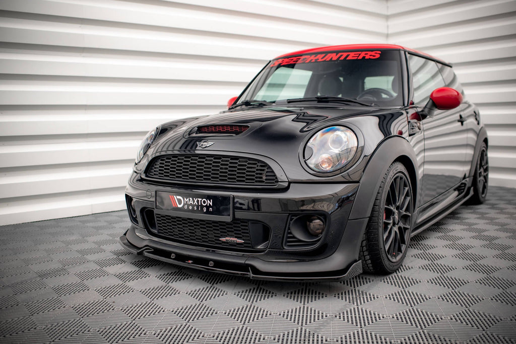 Prelungire splitter bara fata Mini Cooper John Cooper Works R56 2006-2010 v6 - Maxton Design