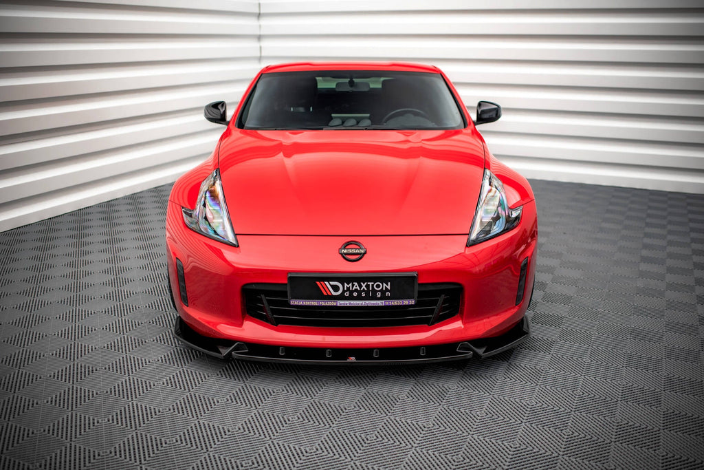 Prelungire splitter bara fata Nissan 370Z Facelift 2012-2020 v4 - Maxton Design