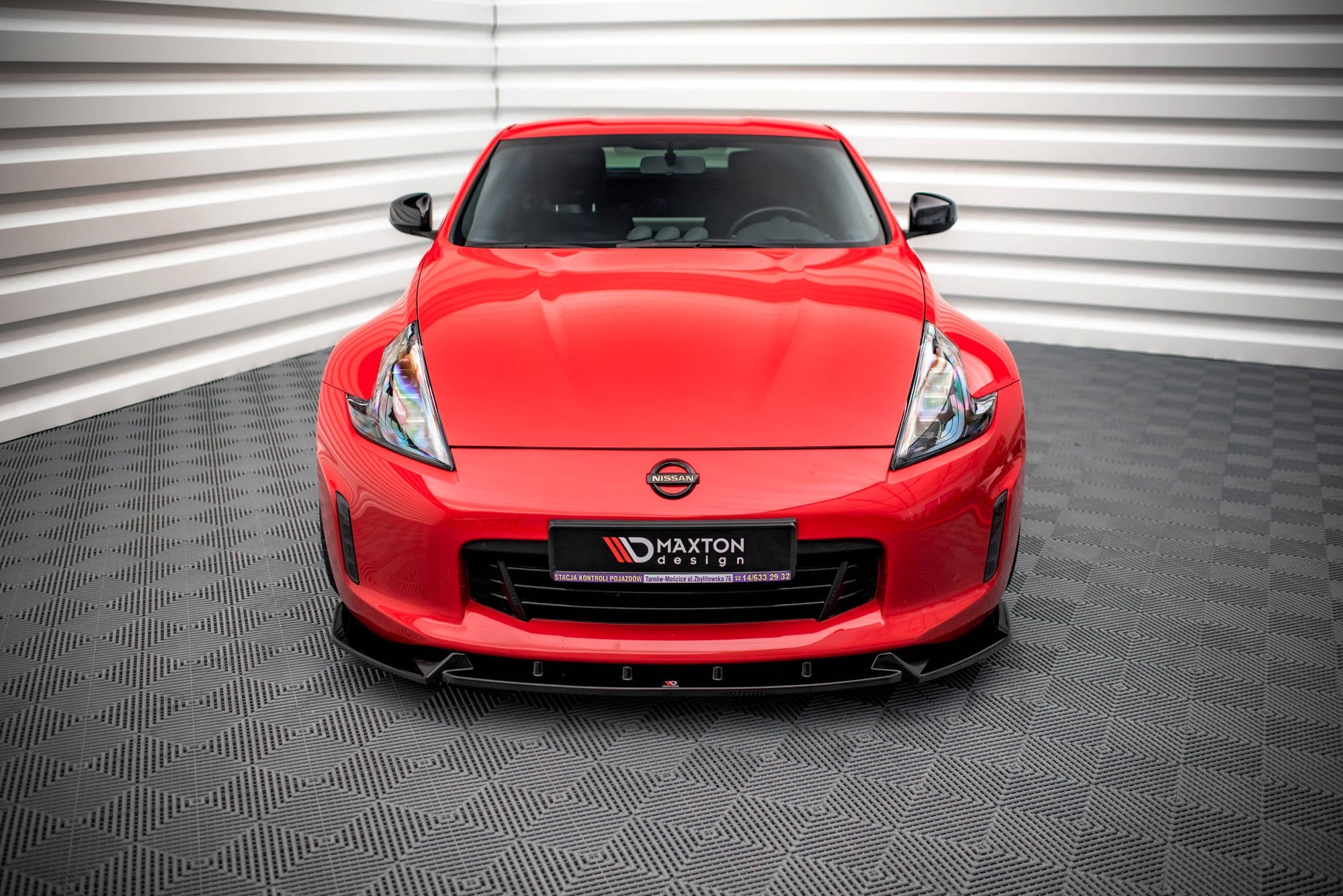 Prelungire splitter bara fata Nissan 370Z Facelift 2012-2020 v4 - Maxton Design