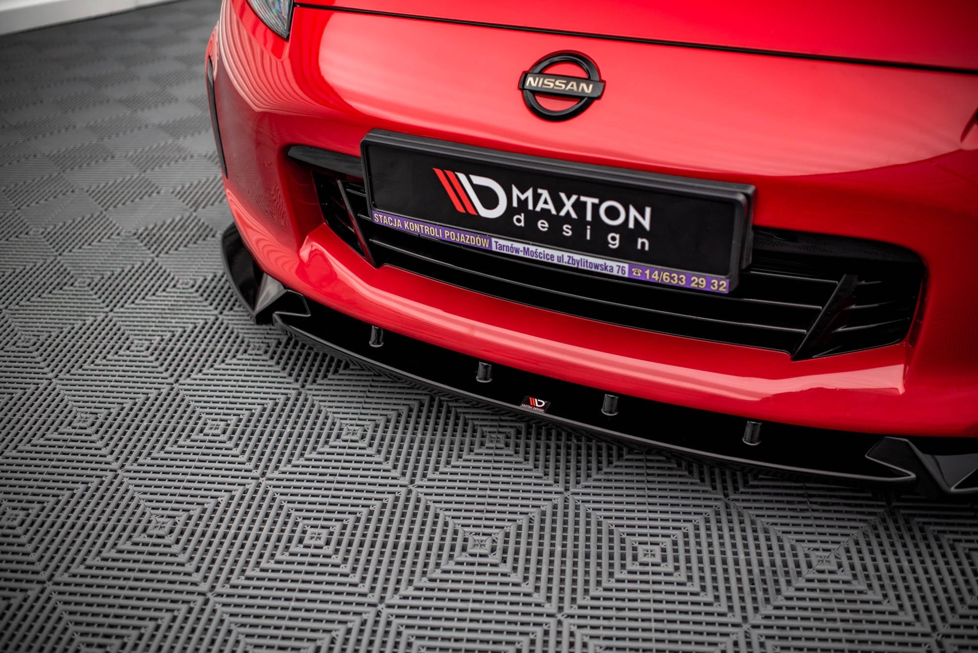 Prelungire splitter bara fata Nissan 370Z Facelift 2012-2020 v4 - Maxton Design
