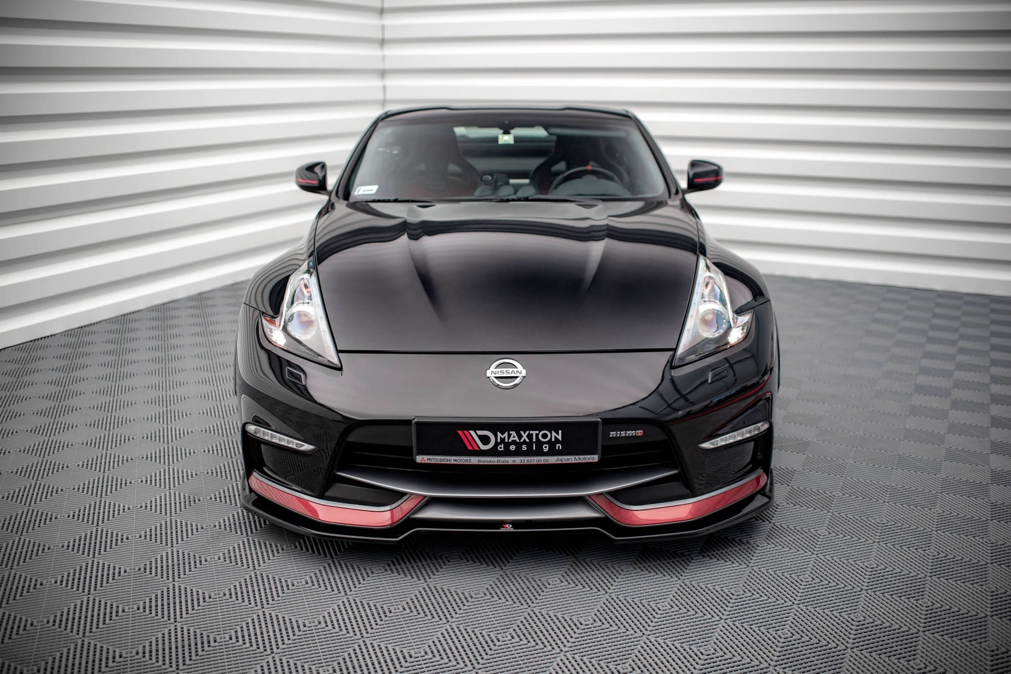 Prelungire splitter bara fata Nissan 370Z Nismo Facelift 2014-2020 v3 - Maxton Design