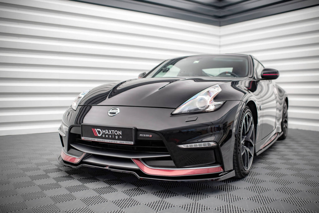 Prelungire splitter bara fata Nissan 370Z Nismo Facelift 2014-2020 v3 - Maxton Design