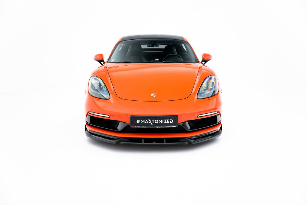 Prelungire splitter bara fata Porsche 718 Cayman GTS 982c 2016-2025 v6 - Maxton Design