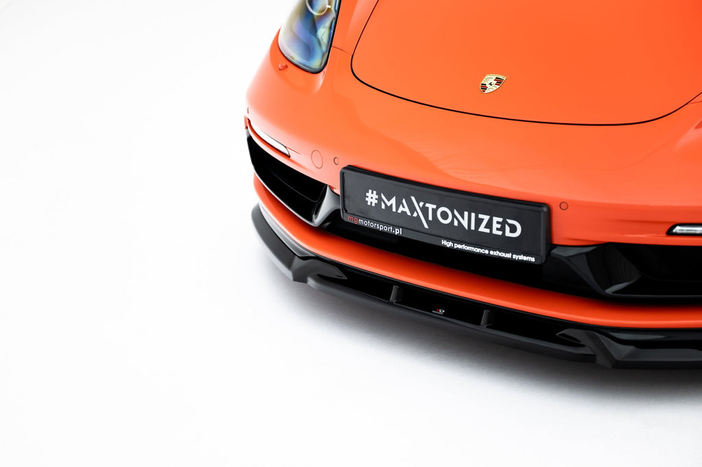 Prelungire splitter bara fata Porsche 718 Cayman GTS 982c 2016-2025 v6 - Maxton Design