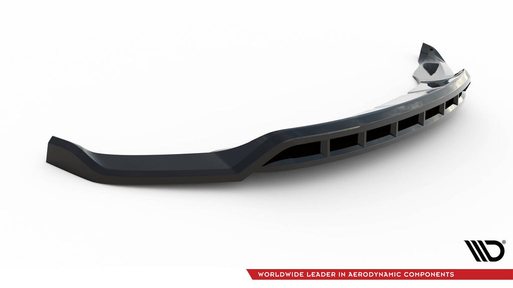 Prelungire splitter bara fata Porsche Macan Mk1 2014-2018 v9 - Maxton Design
