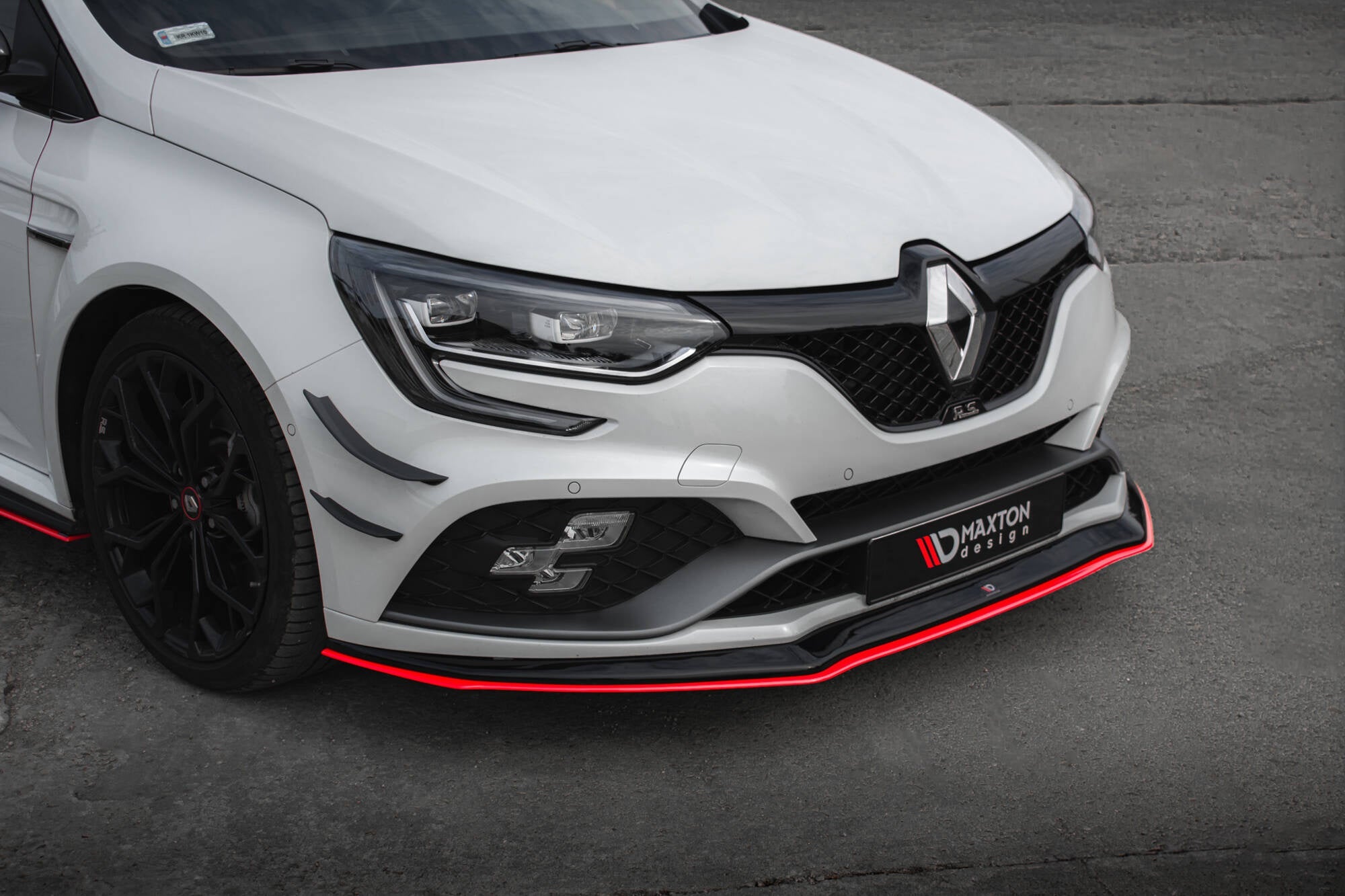 Prelungire splitter bara fata Renault Megane RS Mk4 2018- v8 - Maxton Design