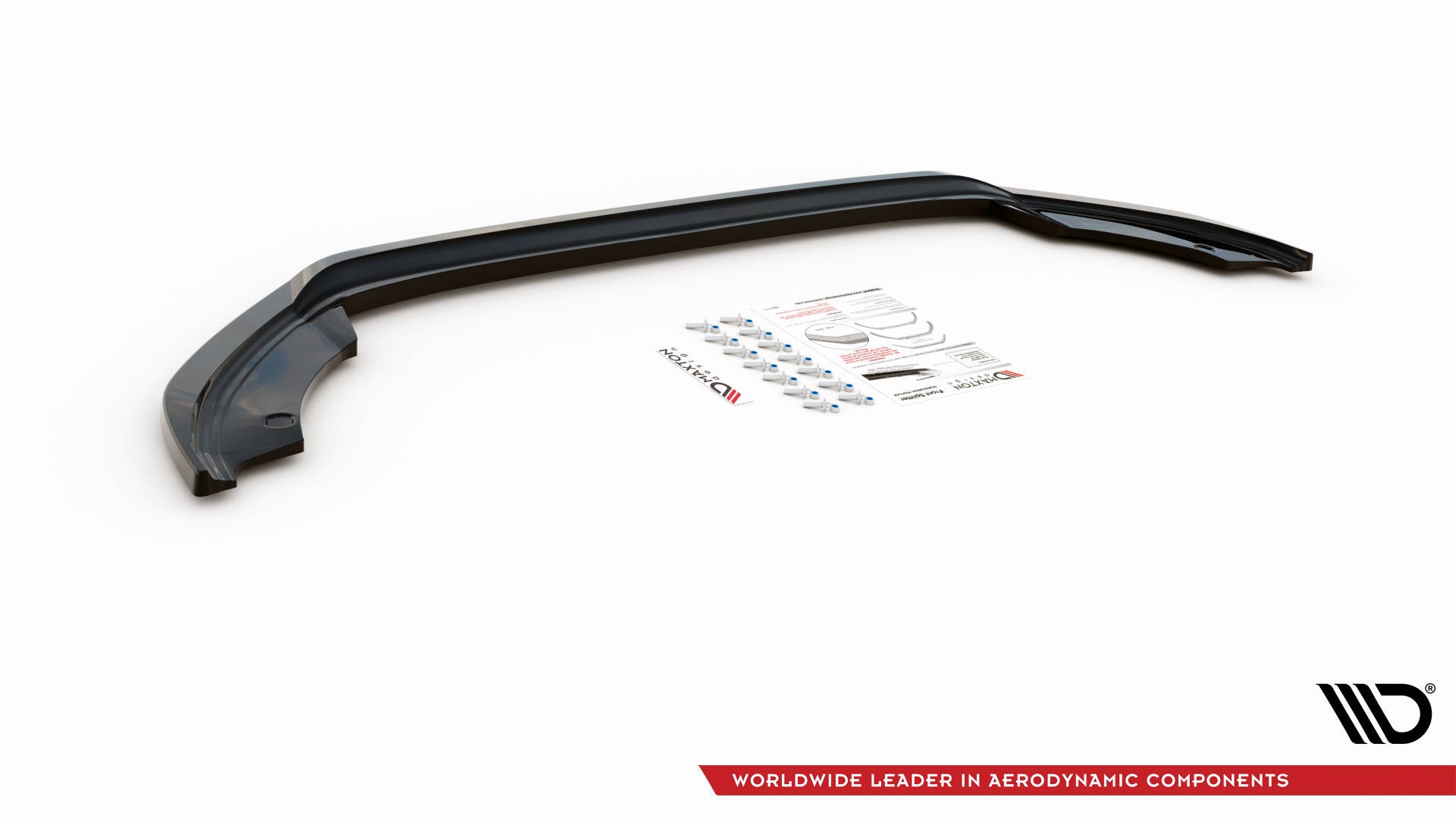 Prelungire splitter bara fata Seat Ibiza Mk5 2017-2021 v3 - Maxton Design