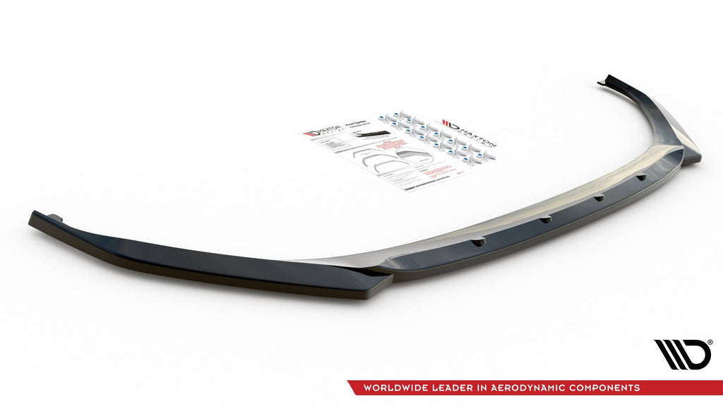 Prelungire splitter bara fata Skoda Enyaq iV 2020- v3 - Maxton Design