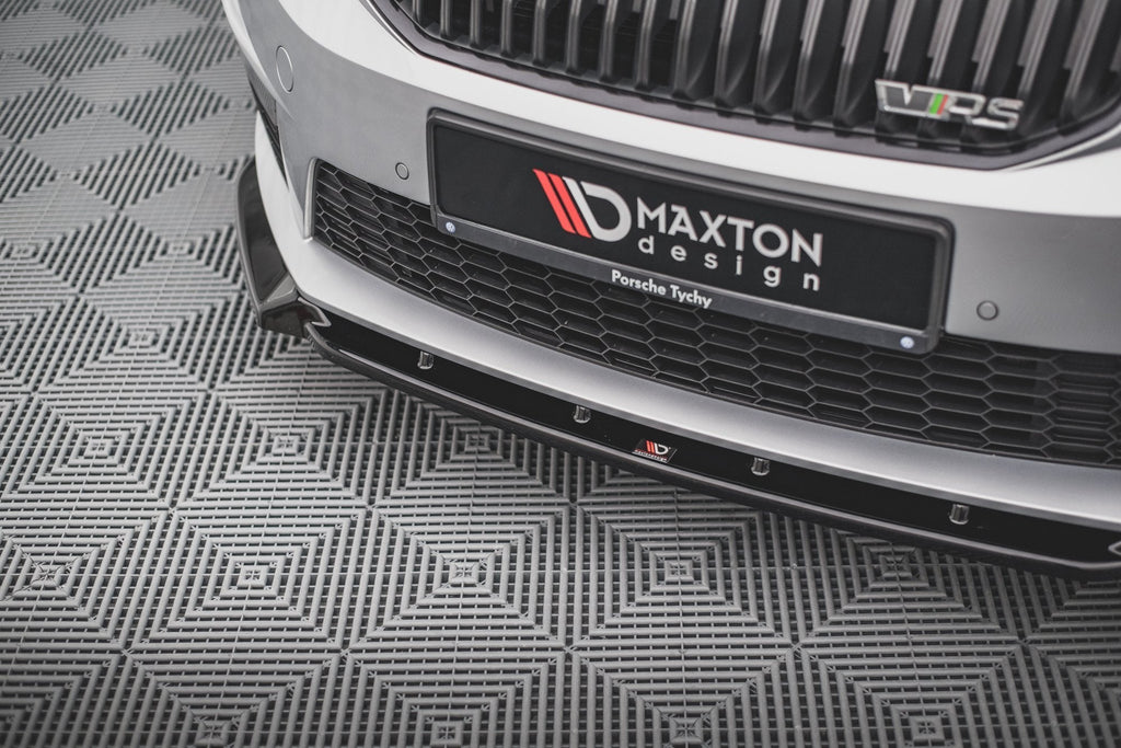 Prelungire splitter bara fata Skoda Octavia RS Mk3 2013-2016 v13 - Maxton Design