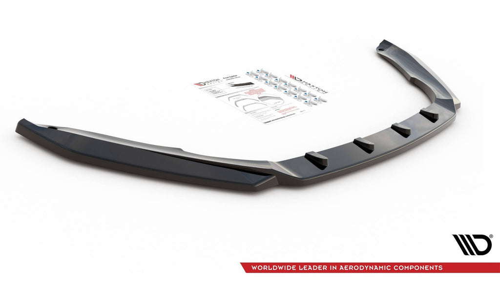 Prelungire splitter bara fata Skoda Octavia RS Mk3 Facelift 2016-2019 v17 - Maxton Design