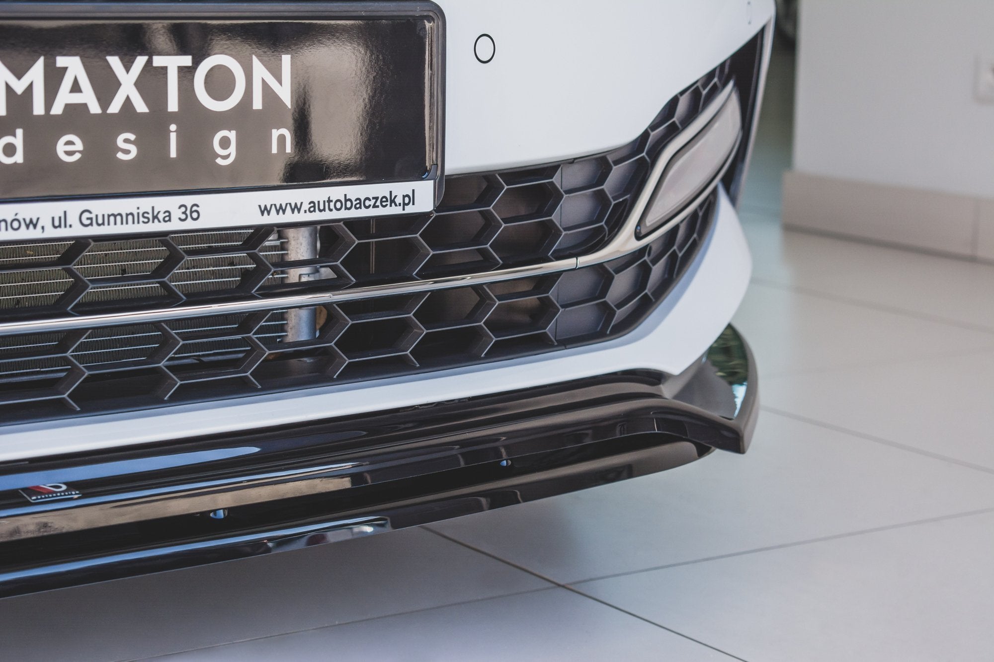 Prelungire splitter bara fata Skoda Superb Mk3 Facelift 2019- v10 - Maxton Design