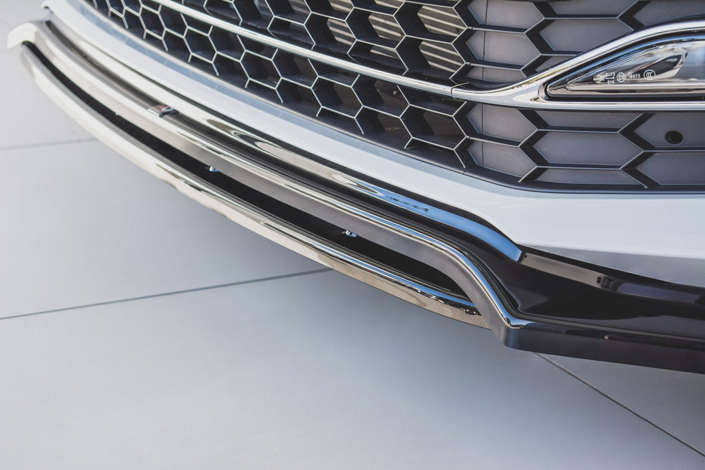 Prelungire splitter bara fata Skoda Superb Mk3 Facelift 2019- v10 - Maxton Design