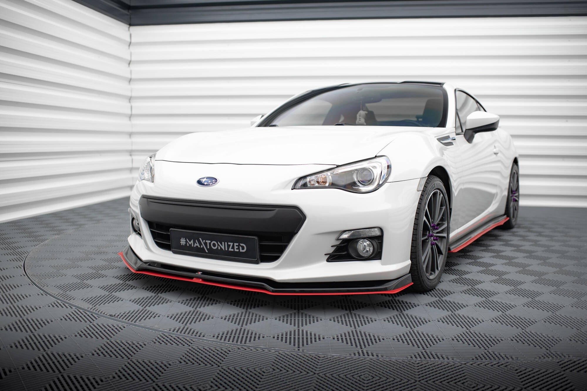 Prelungire splitter bara fata Subaru BRZ 2012-2017 v12 - Maxton Design