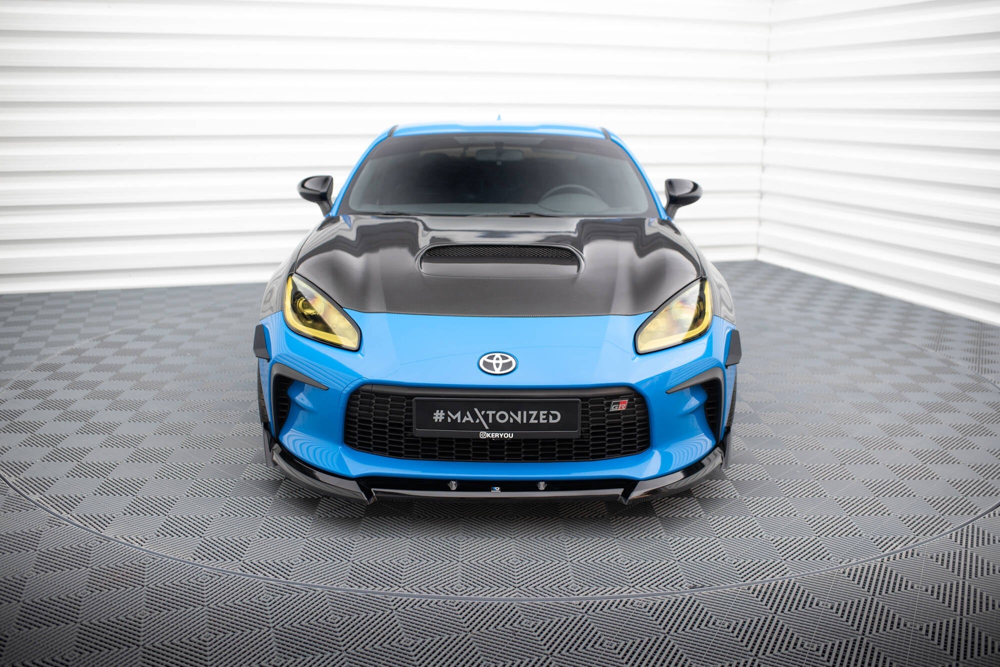 Prelungire splitter bara fata Toyota GR86 Mk1 2021- v3 - Maxton Design